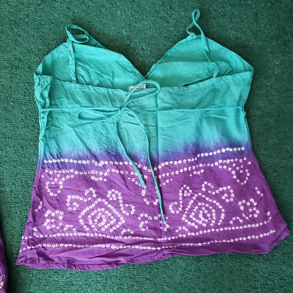 2 pc Purple & Teal BoHo style outfit - M/L - Picture 8 of 8